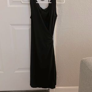 NWOT Banana Republic Black Wrap-around Dress Size XS